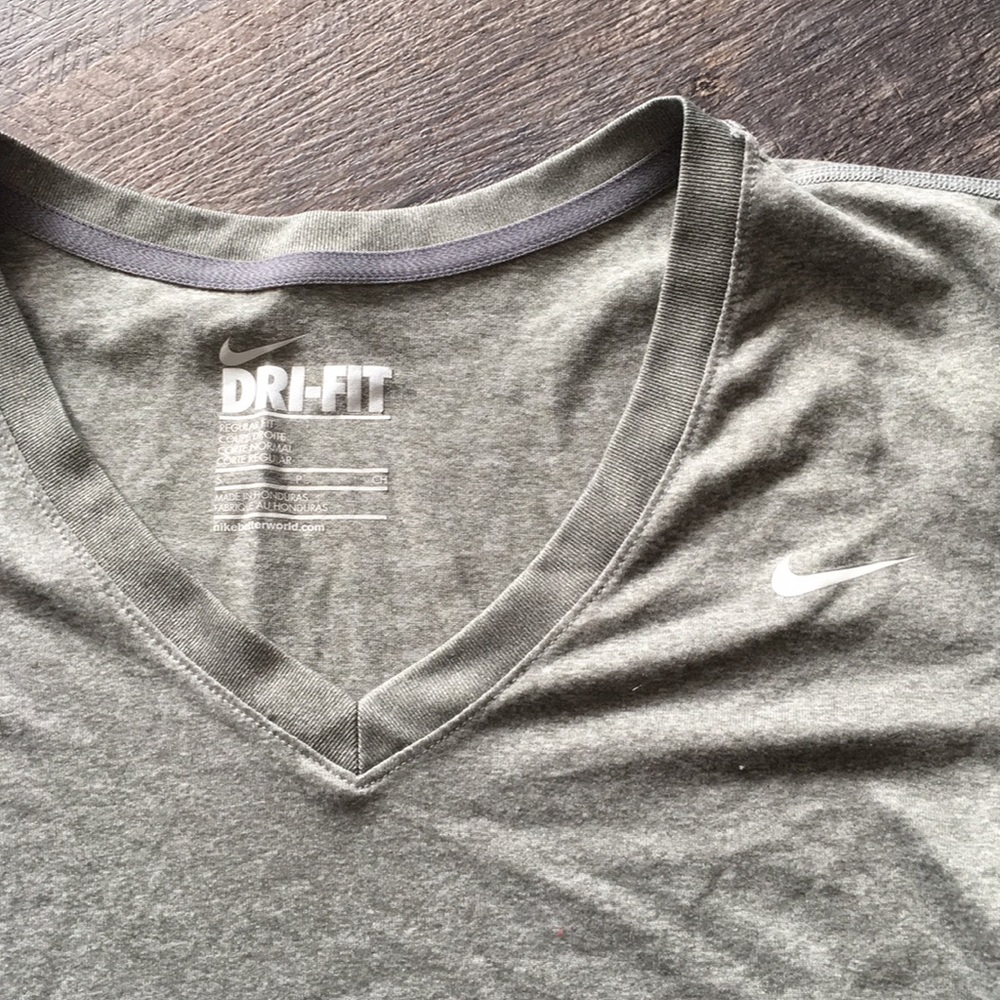 Gray Nike fro-fit neck